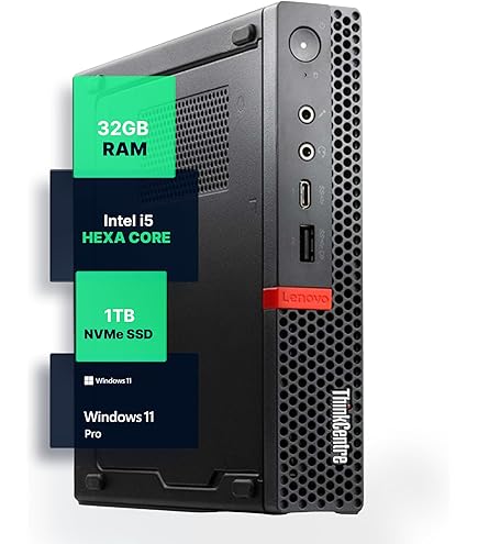 ミニPC Lenovo M720q Core i3 Amazon.com: Lenovo ThinkCentre M720q Tiny Desktop Computer
